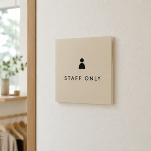 ACRYLIC INFO SIGN