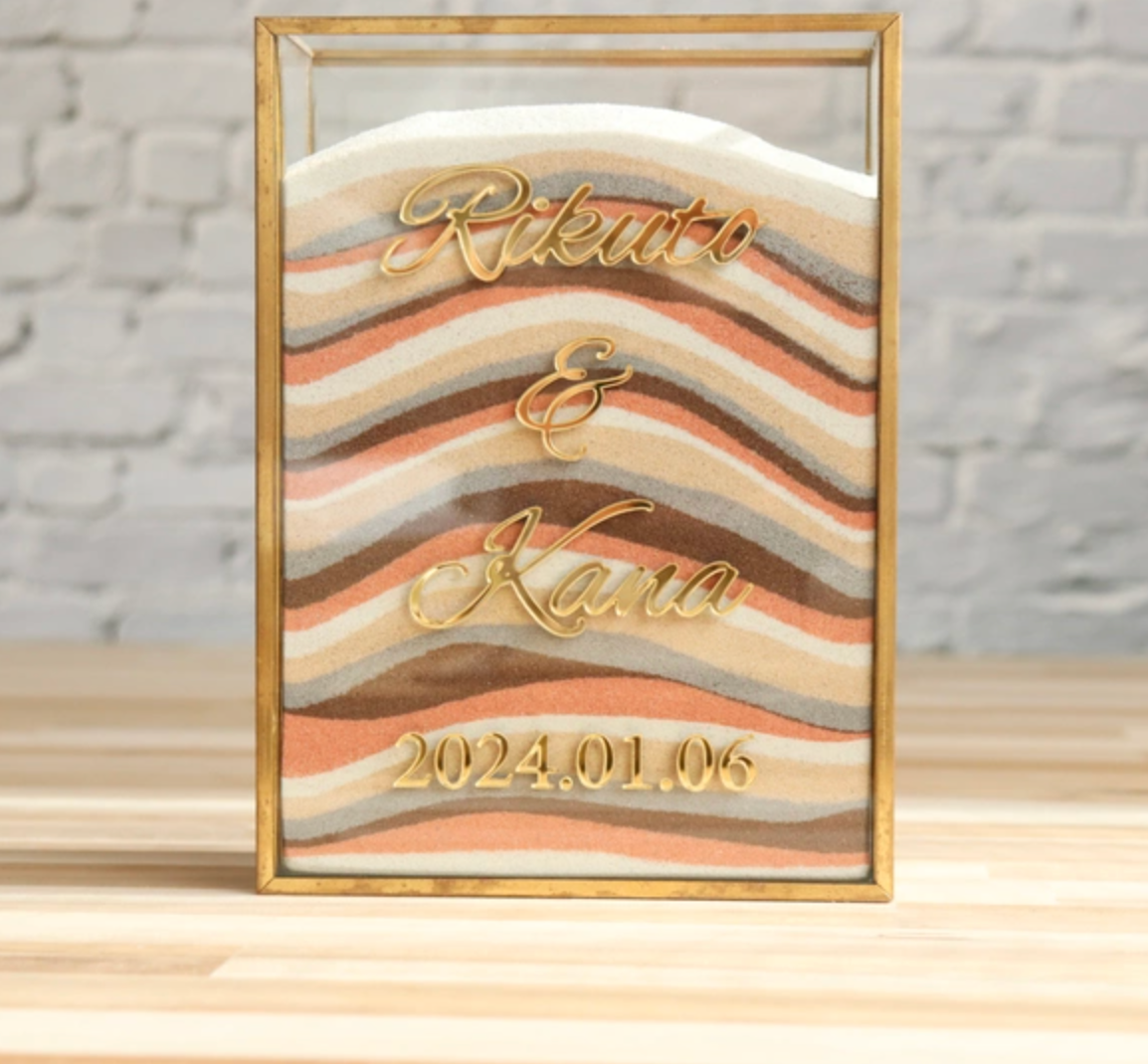 【サンドセレモニー】ミラーゴールド 送料無料 サンド付き