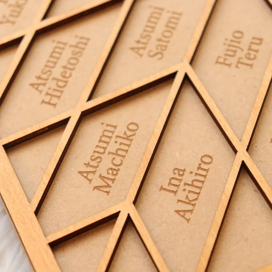 【結婚証明書 参加型】ジオメトリック柄