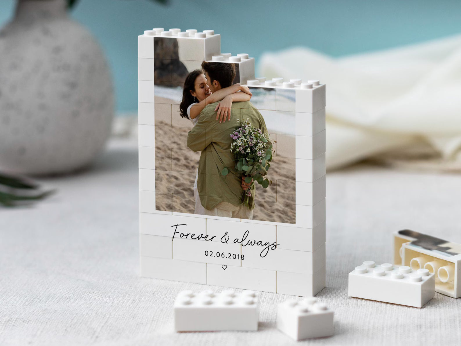 【世界に一つ】思い出を組み立てる、オーダーメイド・フォトブロック｜記念日・誕生日・ウェディングギフト・ペットの思い出に。