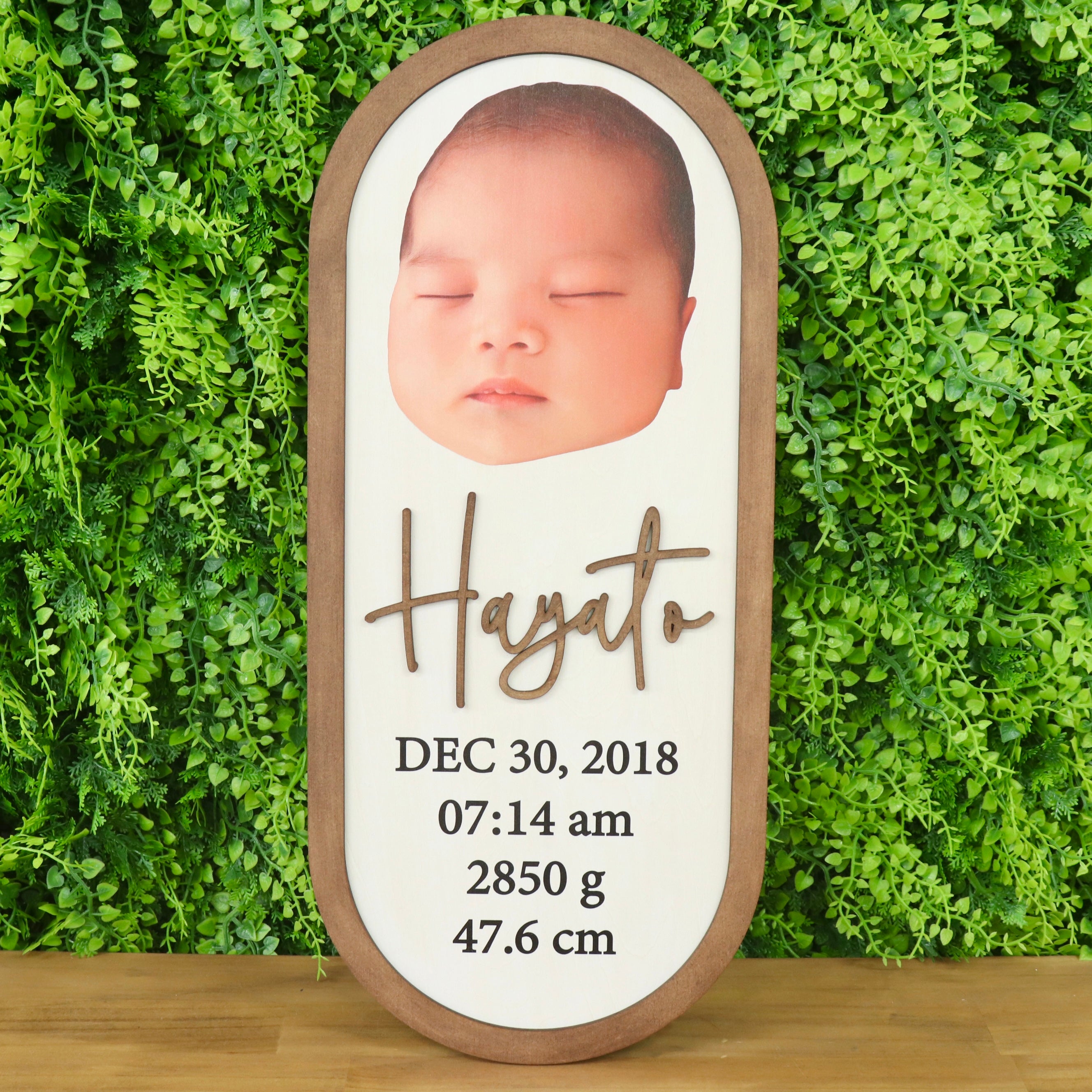 【等身大ベビーボード】出産祝い、子育て感謝状