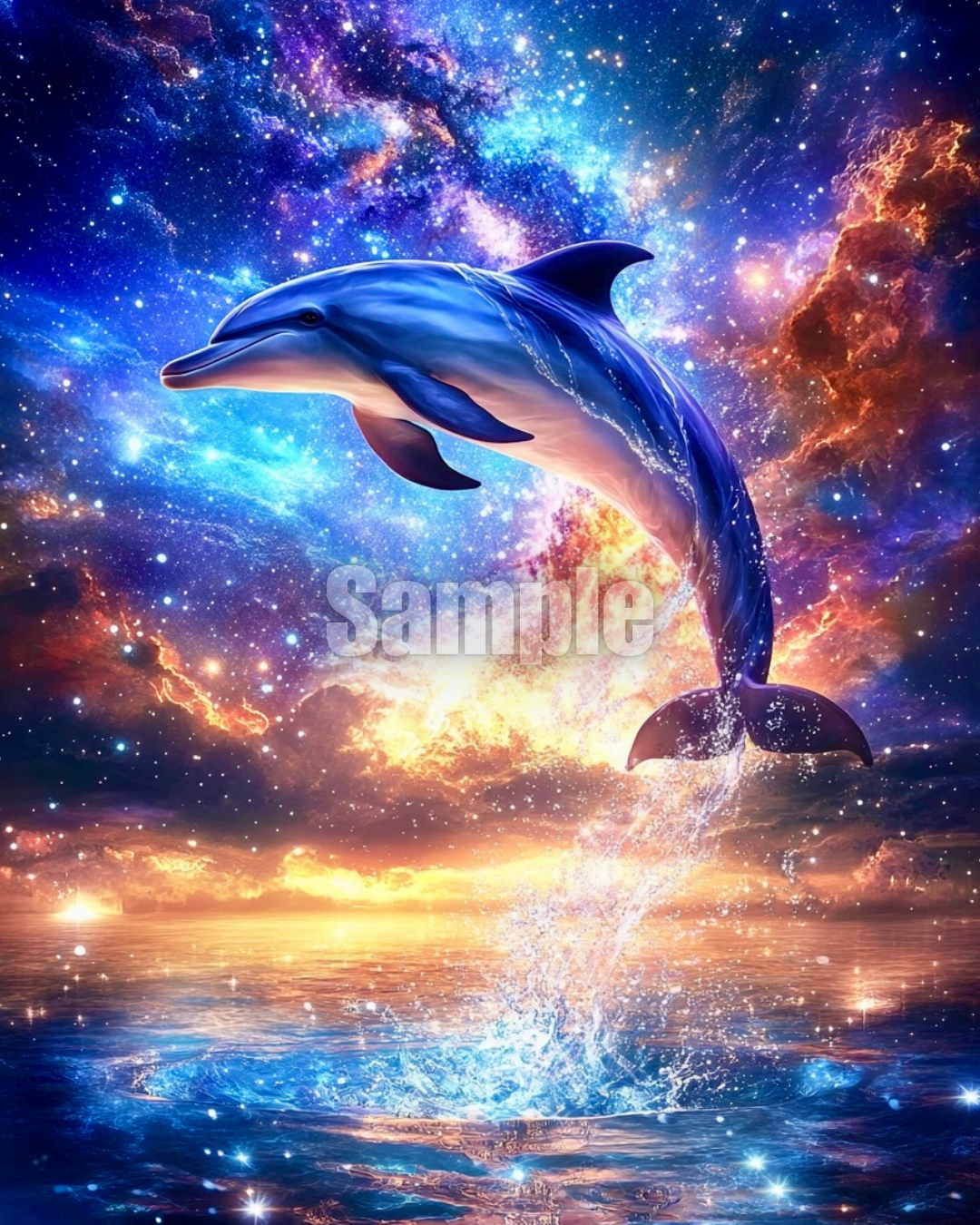 星の海を駆けるイルカ