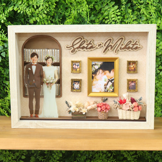 📚みんなの祝福が本になる「ウェディングライブラリー」