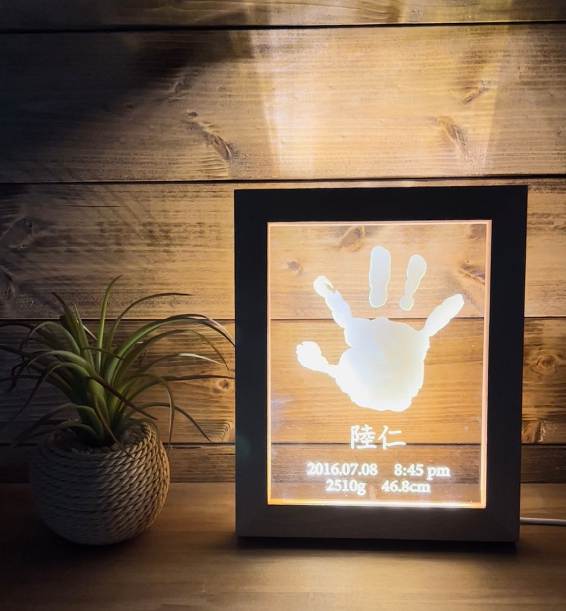 【命名書】手形　出産祝い　プレゼント　記念品