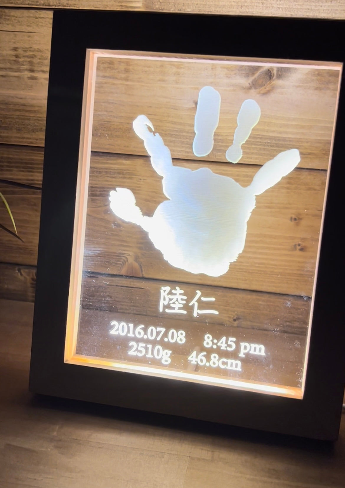 【命名書】手形　出産祝い　プレゼント　記念品