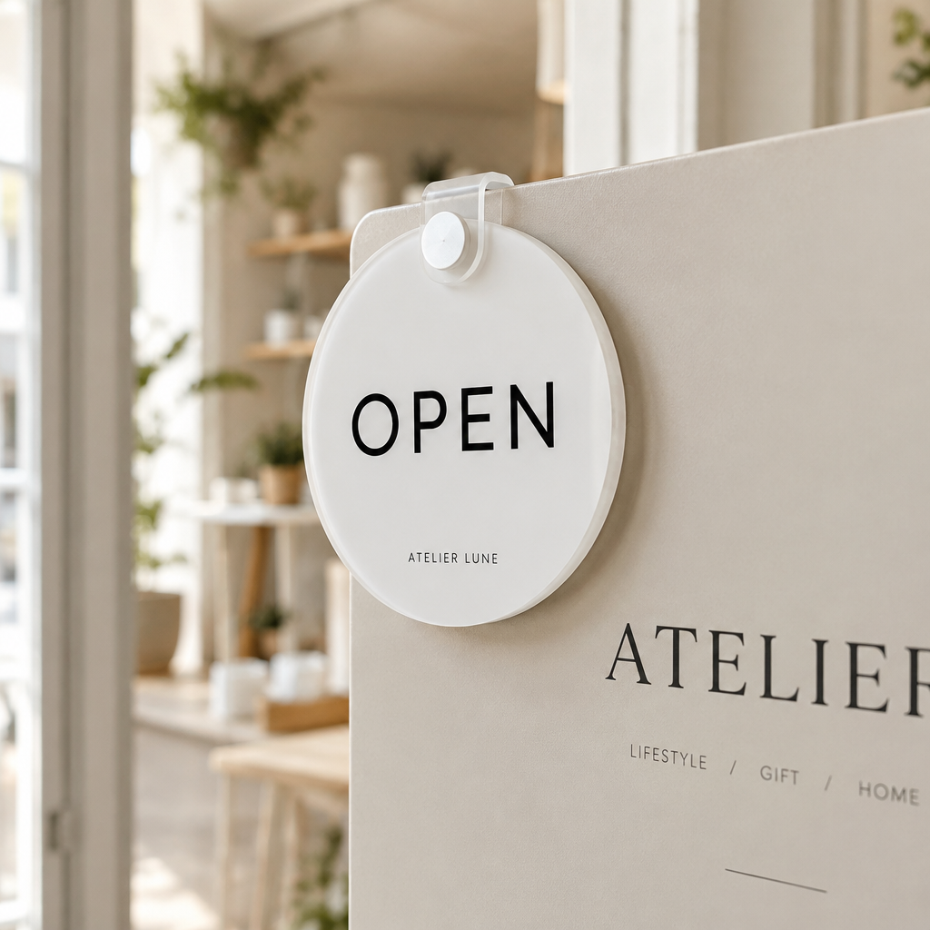 MINI OPEN & CLOSED プレートサイン