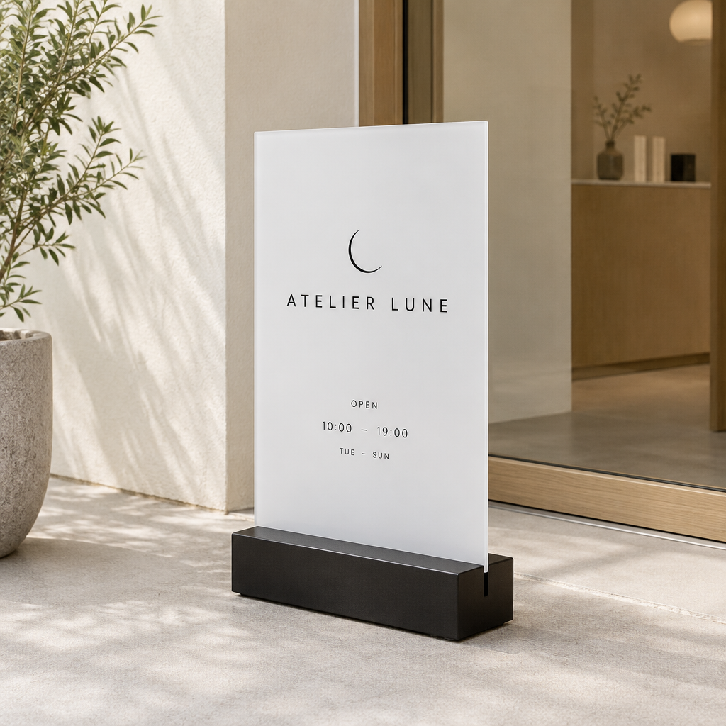MINIMAL BASE L-SIZE スタンドサイン
